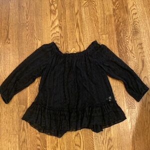 Rebecca Taylor Black Blouse